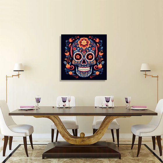 Flower Skull