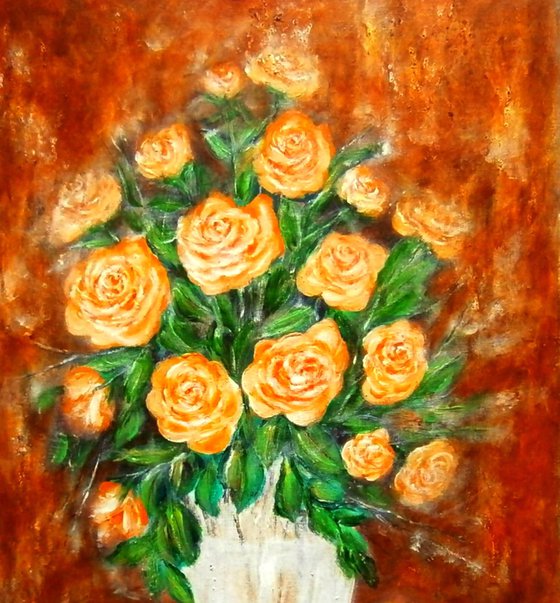 Still life of roses.