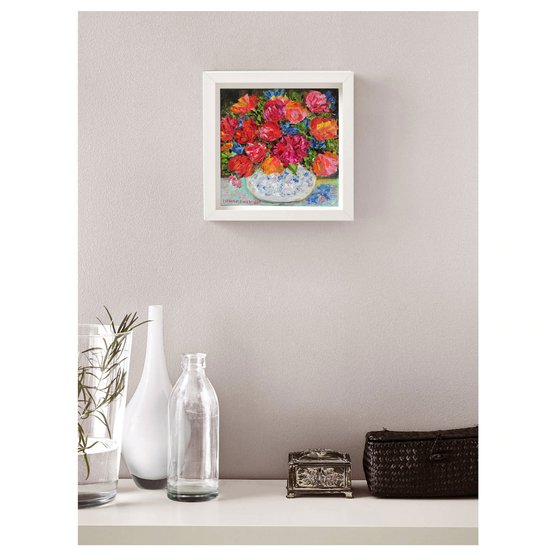 Garden Flowers in Vase