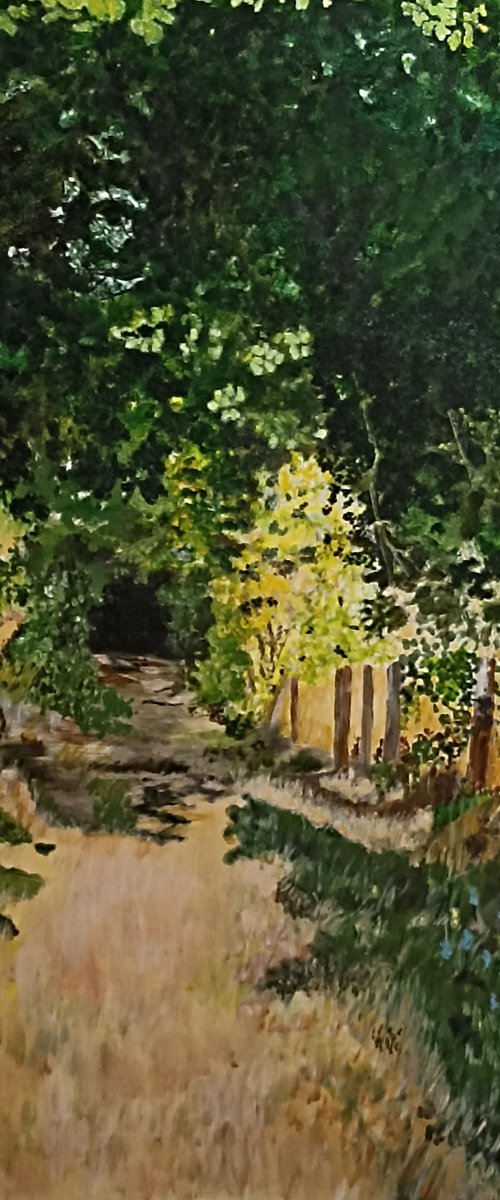 Path in the forest by Isabelle Lucas