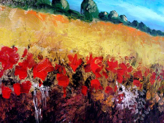 Landscape #17 - 100 x 50cm Oil Painting