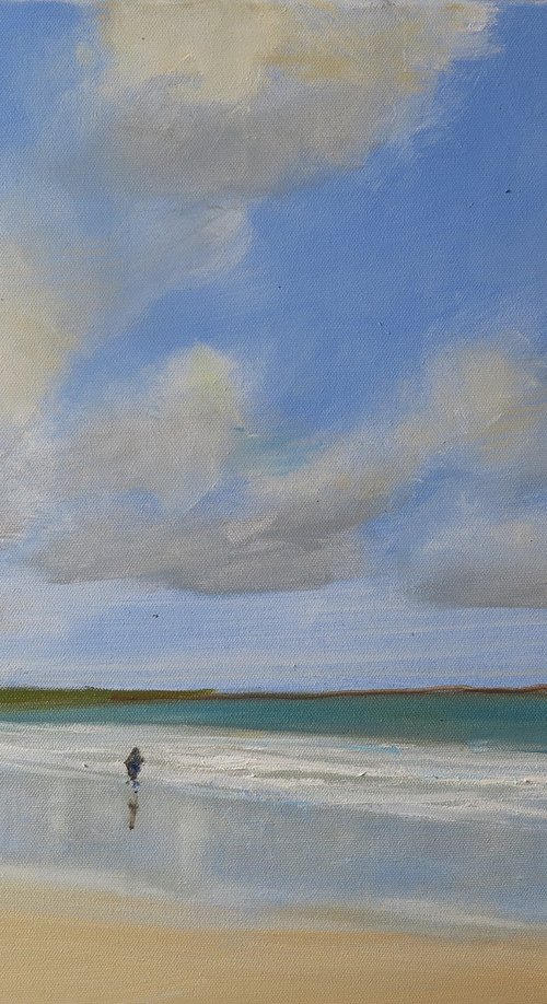 Bamburgh Beach by Malcolm Ludvigsen