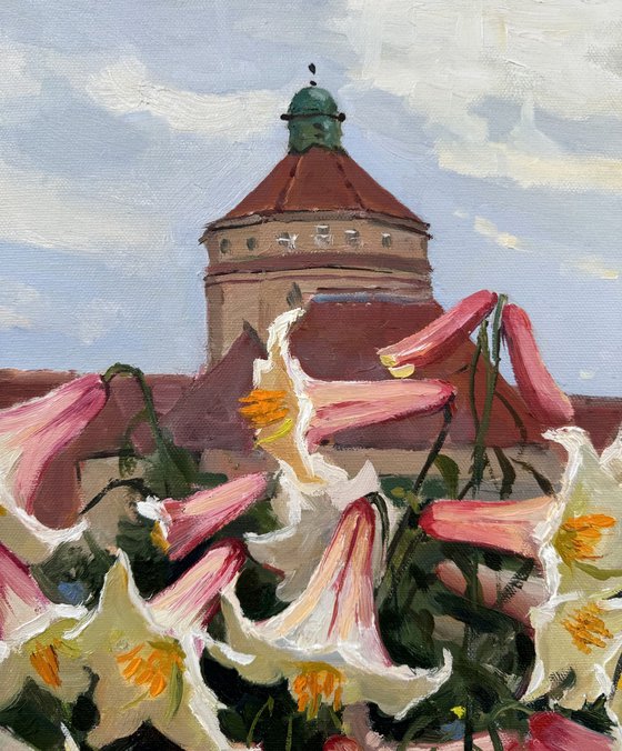 Lilies in Botanical Garden