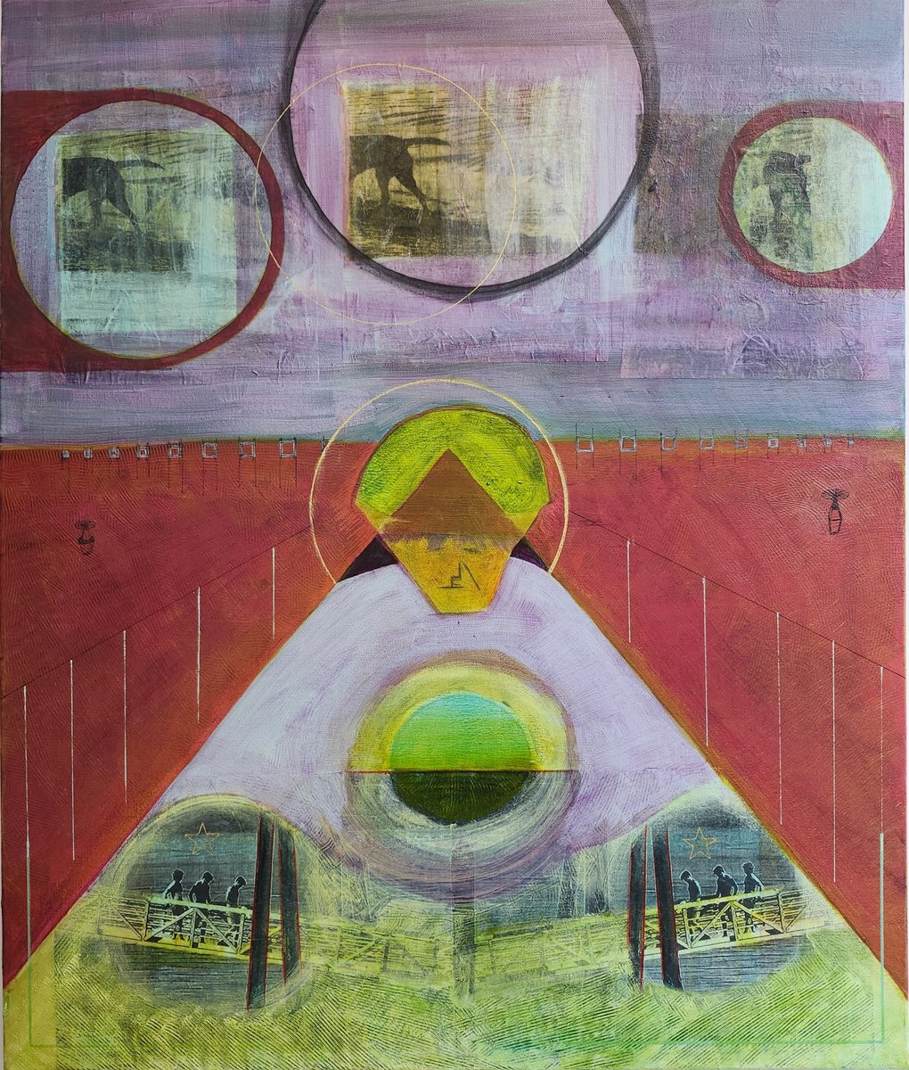 Lone Dog By Dean Anthony Brink, 24 X 29, Artwork For Sale On Artfinder