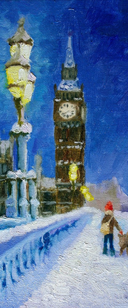 Winter London, Big Ben by Juri Semjonov