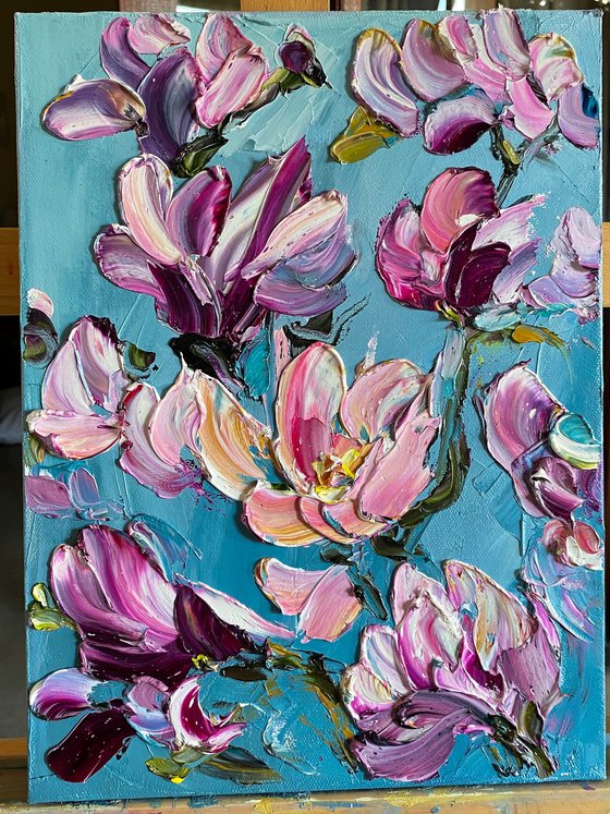 Magnolia on Grey III