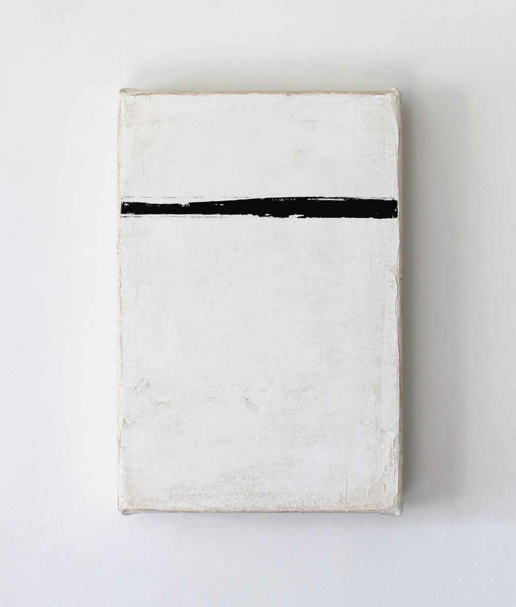 Organic Abstract Acrylic Painting By Stephen Whatcott, 8 X 12", Harbour, Original Artwork