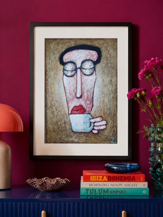 Bitter Tea V  (30cm x 42cm x 0.1cm)