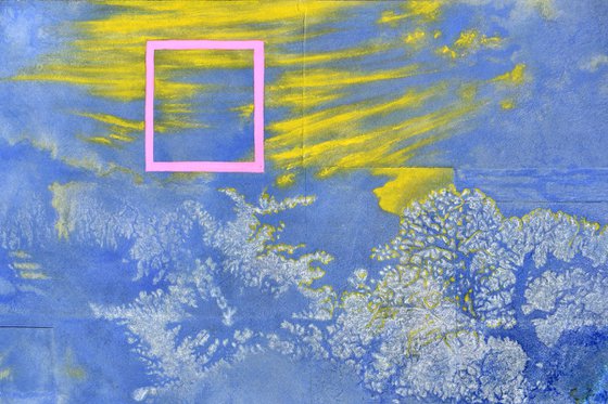 Landscape blue jeans