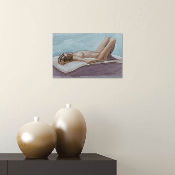Reclining female nude