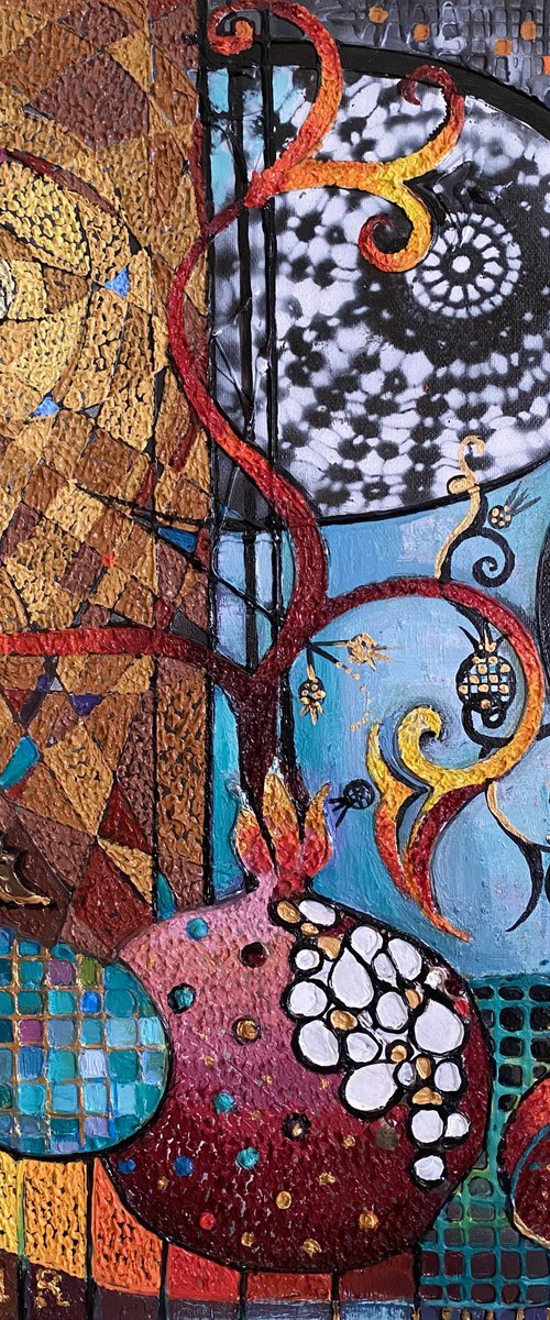 Ornamental Still Life by Ruzanna Melqumian
