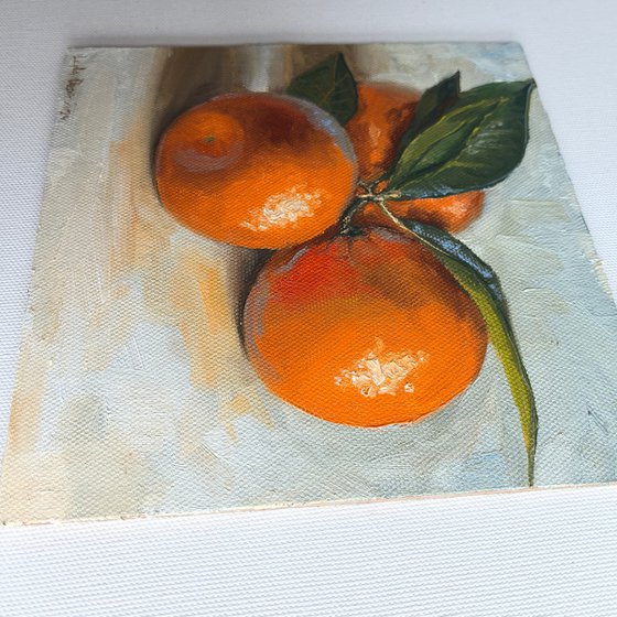 Clementine fruit still life