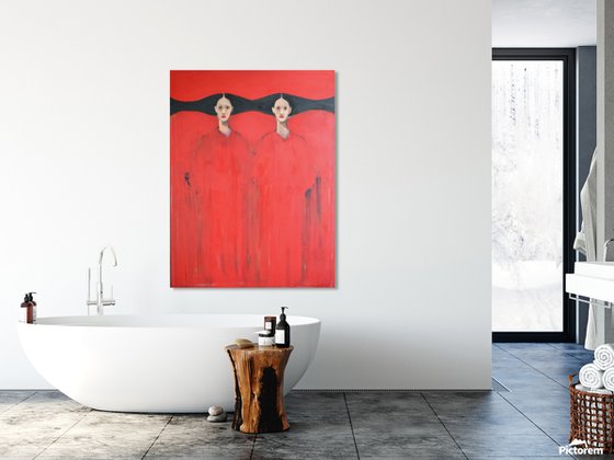 My Red — Twin Figures in Silence