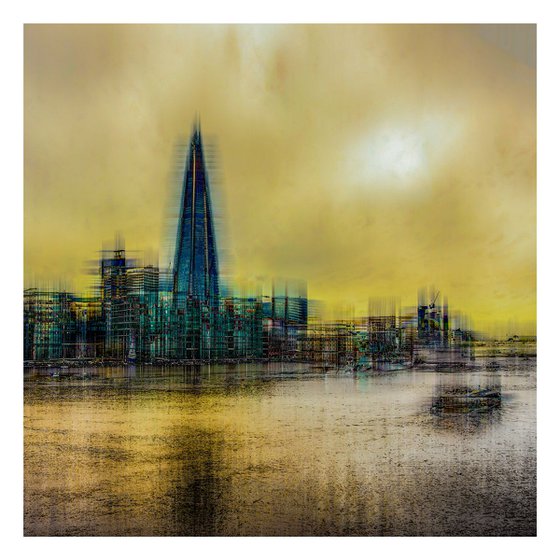 Agitated Views #6: The Shard and Thames (Limited Edition of 10)
