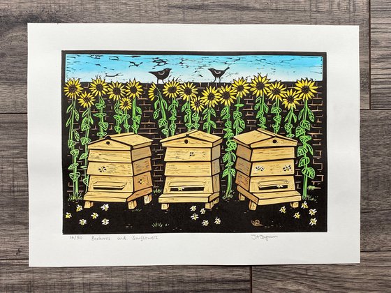 Beehives and Sunflowers 16/50