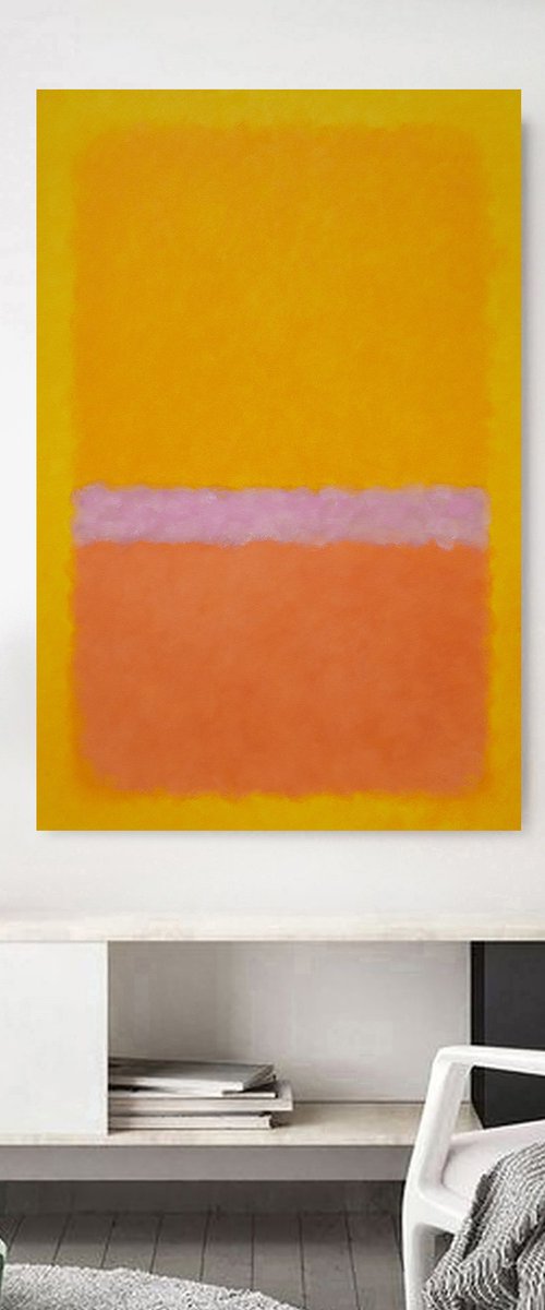 Saffron Lavender Terracotta by Nataliia Sydorova