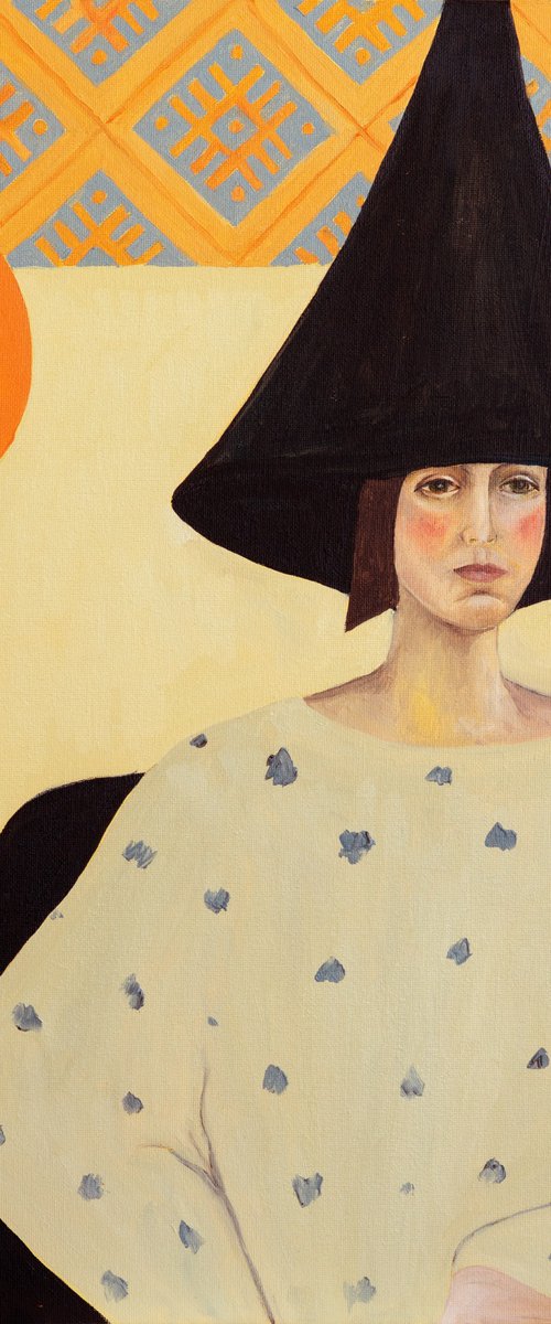 The Orange Balloon by Irina Anis
