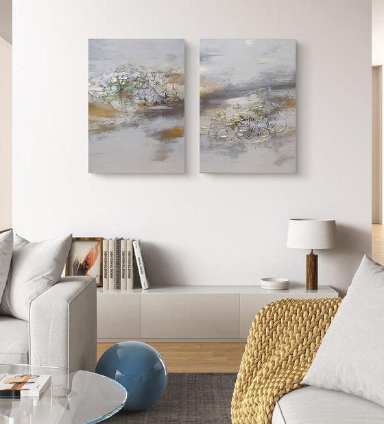 The petals (diptych)