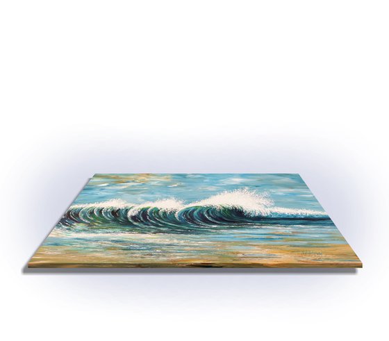 Seascape Breaking Waves D 6