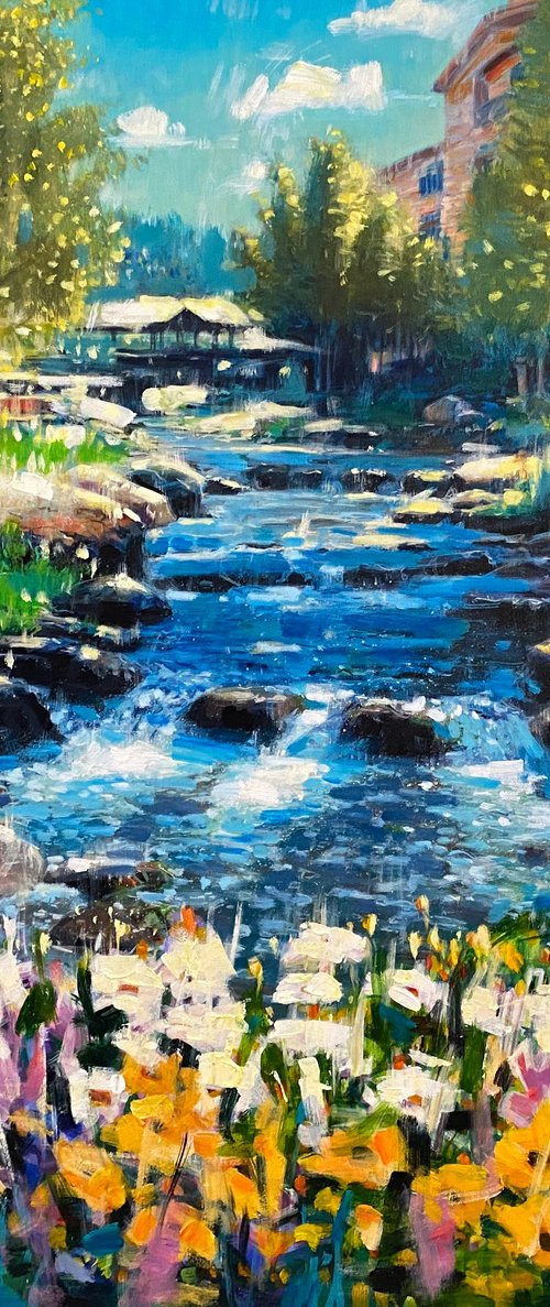 Summer Song by the Stream by Paul Cheng