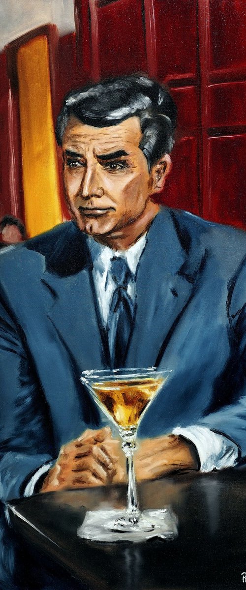 Cary Grant in North by Northwest by Ruslana Levandovska