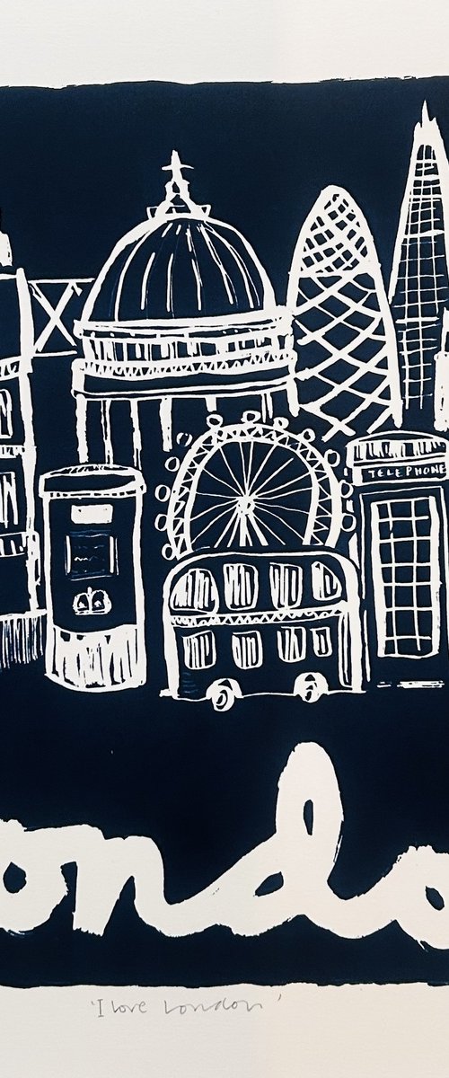 I love London by Becky Hobden