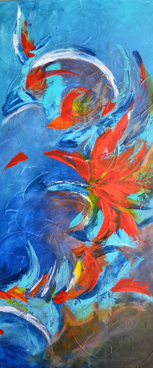 Flying from the garden by Swapna Namboodiri