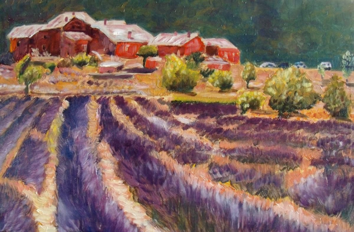 Lavenda Flawor By Elena Sokolova, 24 X 16, Artwork For Sale On Artfinder
