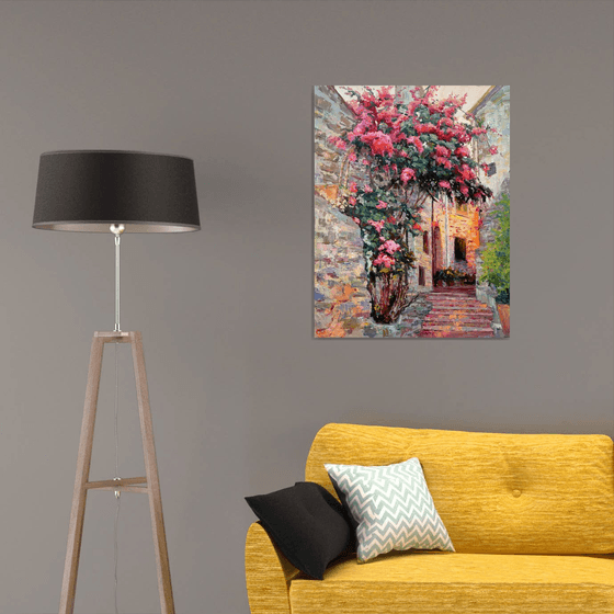 "Evening courtyard "