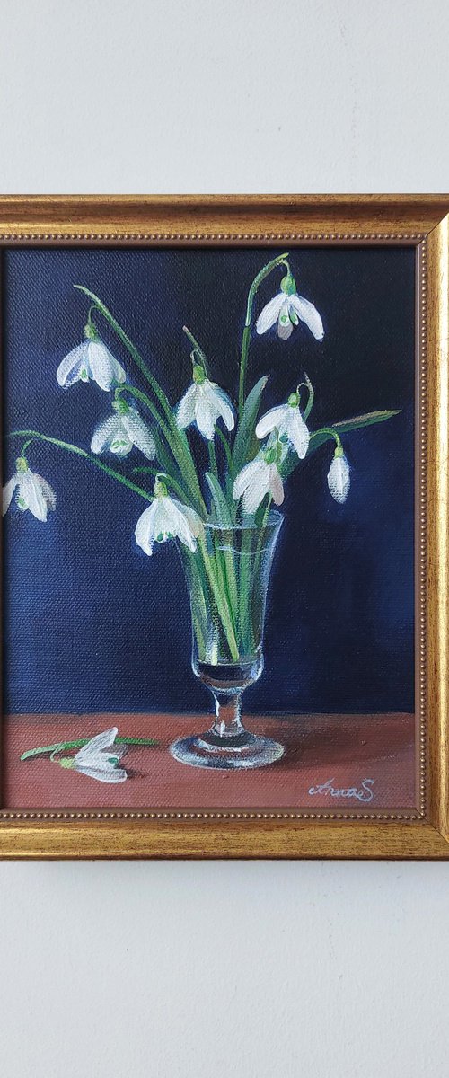 ”Snowdrops” by Anna Silabrama
