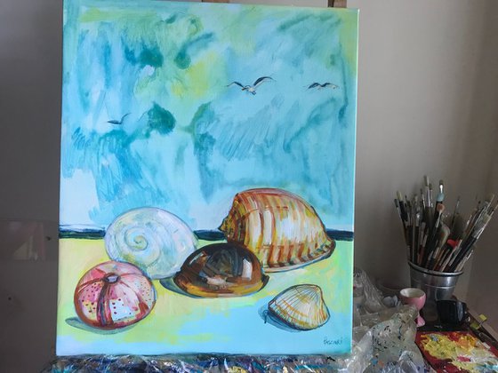 Shells-diptych