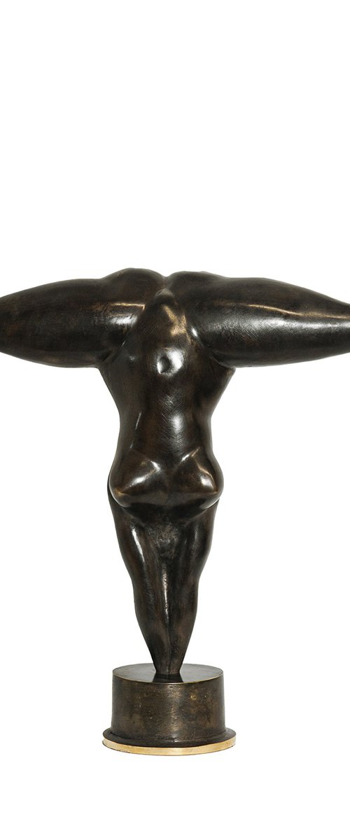 "The Gymnast" Contemporary Bronze Sculpture by Veaceslav Jiglitski