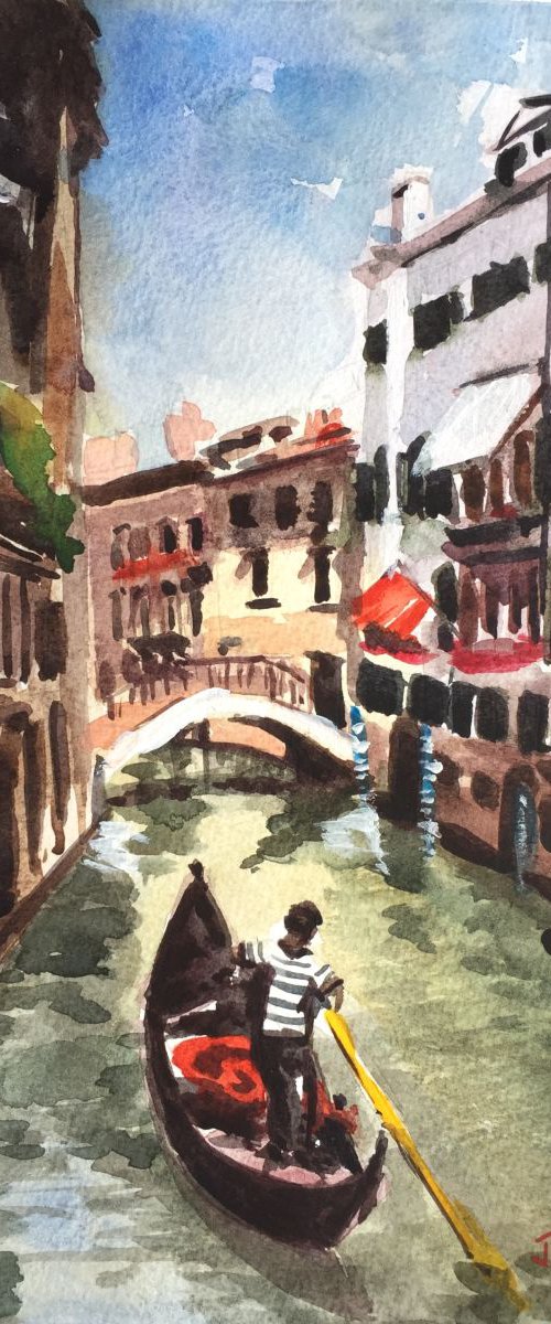 Lovely day in Venice - Italy by Joseph Peter D'silva