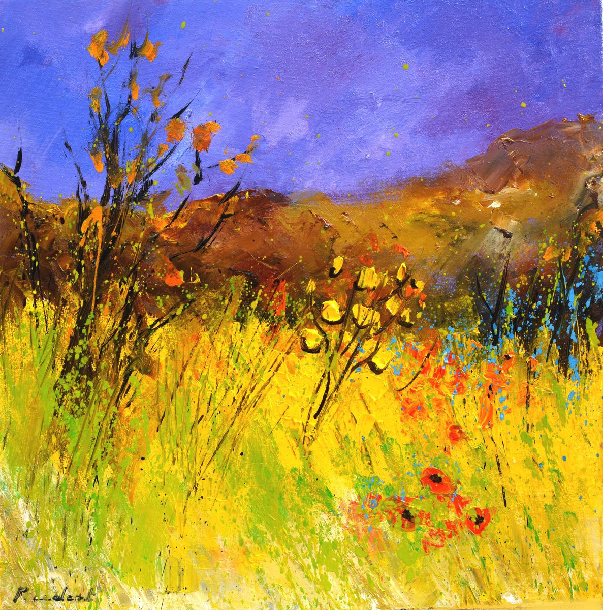 A Garden Corner In Provence By Pol Henry Ledent, 20 X 20, Artwork For Sale On Artfinder