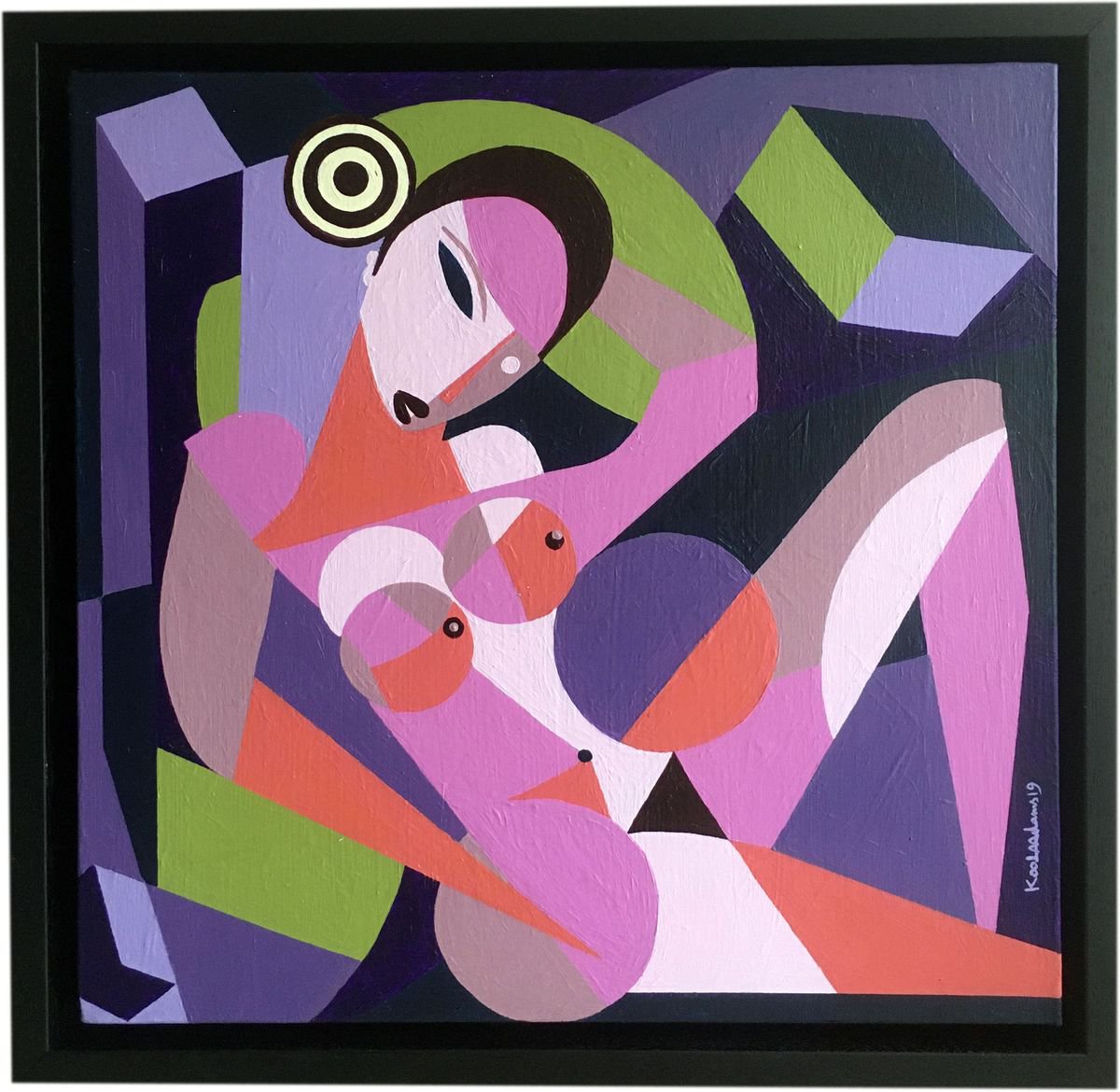 Cubist Nude 2 by Koola Adams