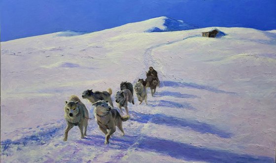 Sledding in the Mountains