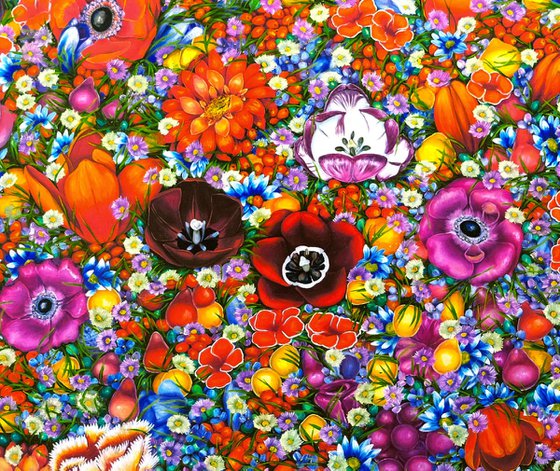 Flowers Love for Red