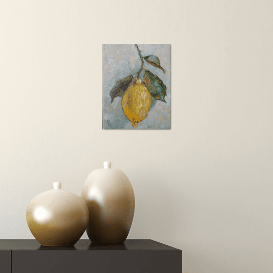 Still life with lemon "Sunny fruit"