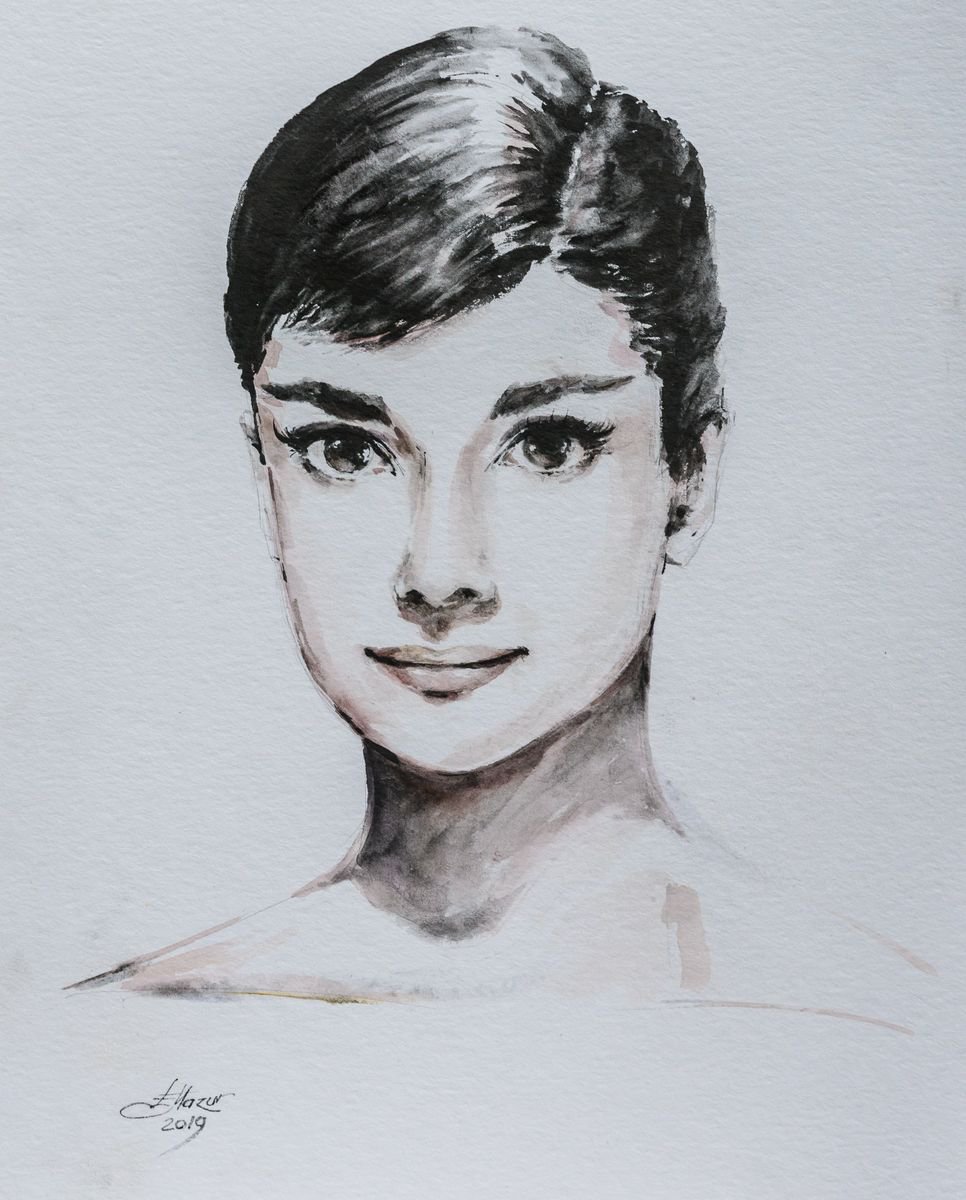 Audrey Hepburn by Eve Mazur