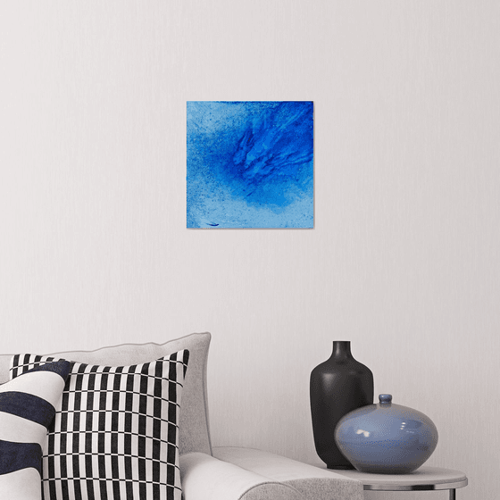 Blue abstract painting 2205202009