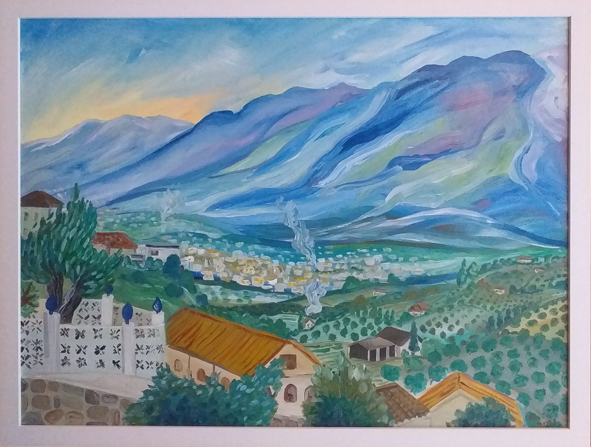 Alhaurin el grande vista from Monteolivos by Kirsty Wain