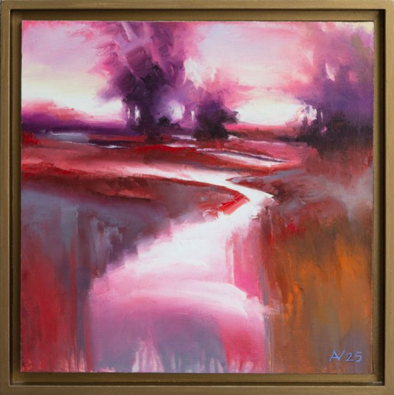 Diptych "ABSTRACT LANDSCAPE"