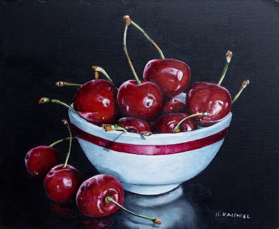 Small Bowl of Cherries