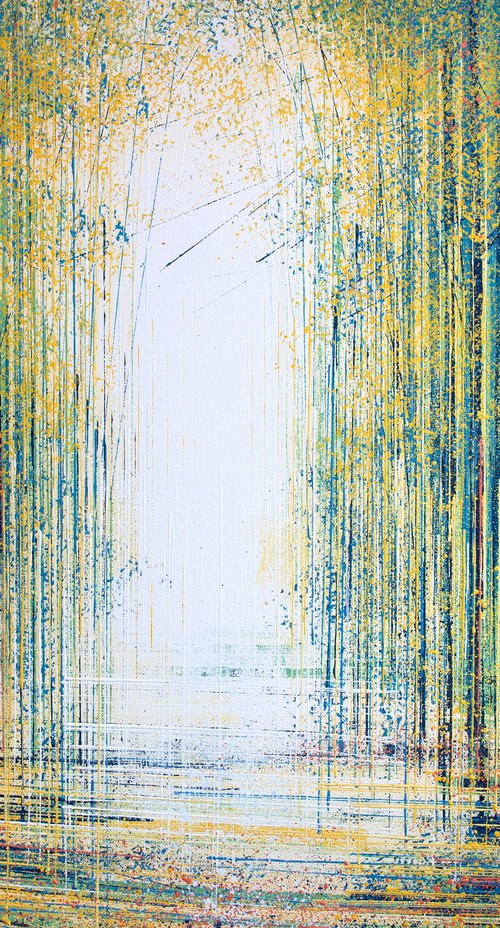 Forest Trees In Early Autumn by Marc Todd