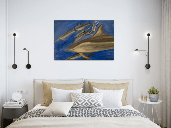 Diving in the waters of the Seychelles