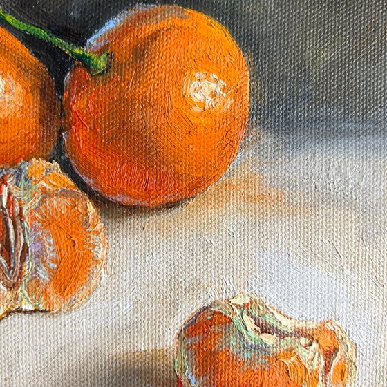 Clementine oil painting