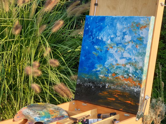 Landscape with a lake 1
