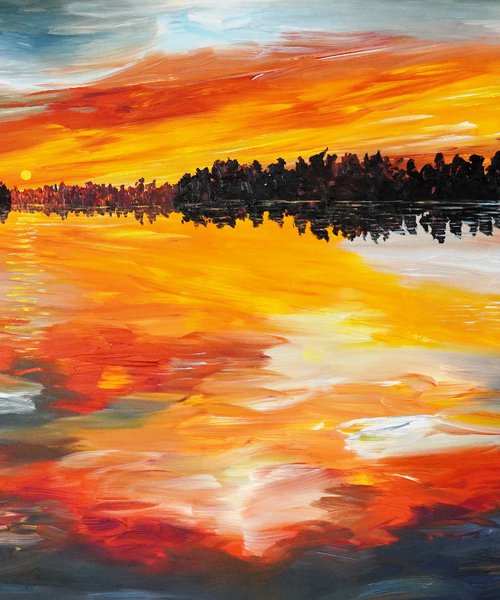 Romantic Sundown XXL 1 by Peter Nottrott