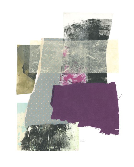 Geometric Abstract collages