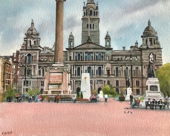 George square, Glasgow city